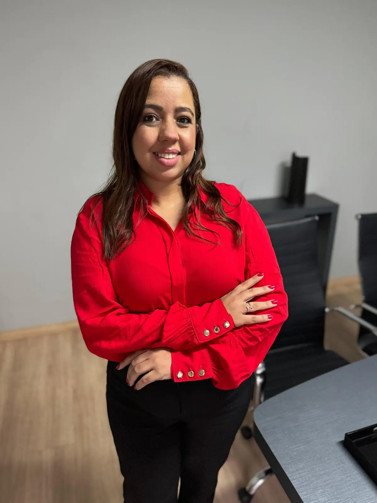 Recepcionista da Lettor, escritório virtual no Centro de Curitiba